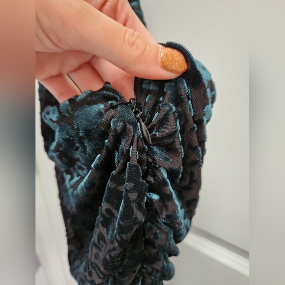 Lulu's One Shoulder Velvet Dress - Picture 3 of 5